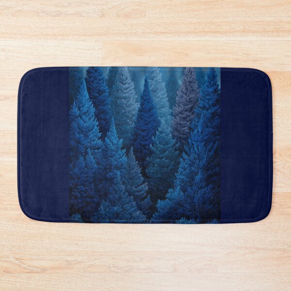 Item preview, Blue Pine Forest at Night designed and sold by PetsArt.