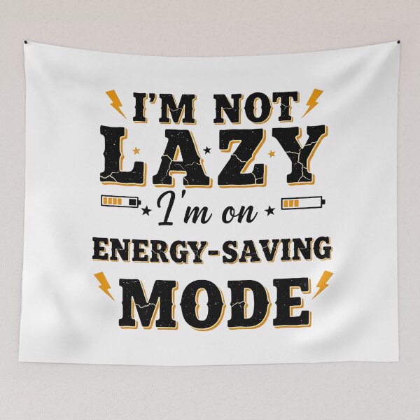 Item preview, Energy-Saving Mode Activated designed and sold by MOFAPPAREL.