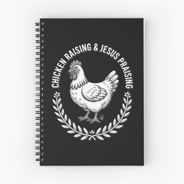 Item preview, Chicken Raising Jesus Praising (Bw) designed and sold by ArleneJene.
