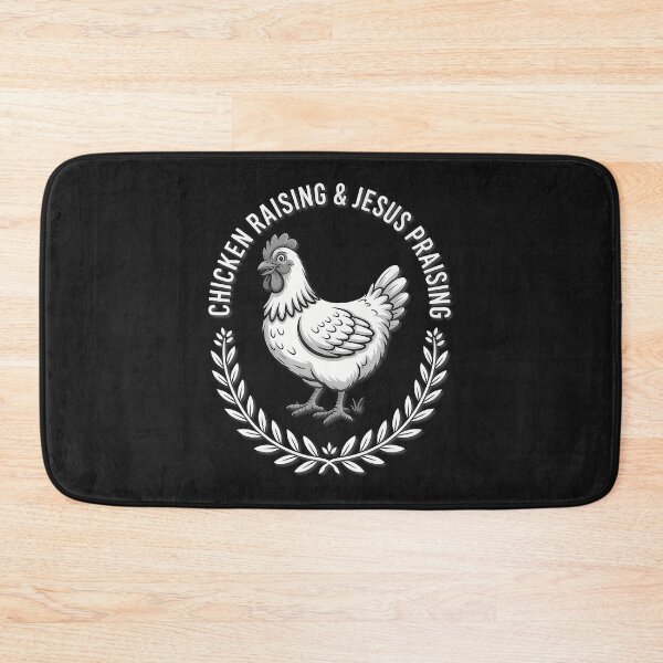 Item preview, Chicken Raising Jesus Praising (Bw) designed and sold by ArleneJene.