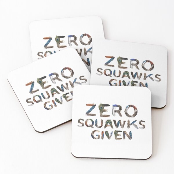 Item preview, Bird Memes - ZERO SQUAWKS GIVEN designed and sold by nature. electrified..