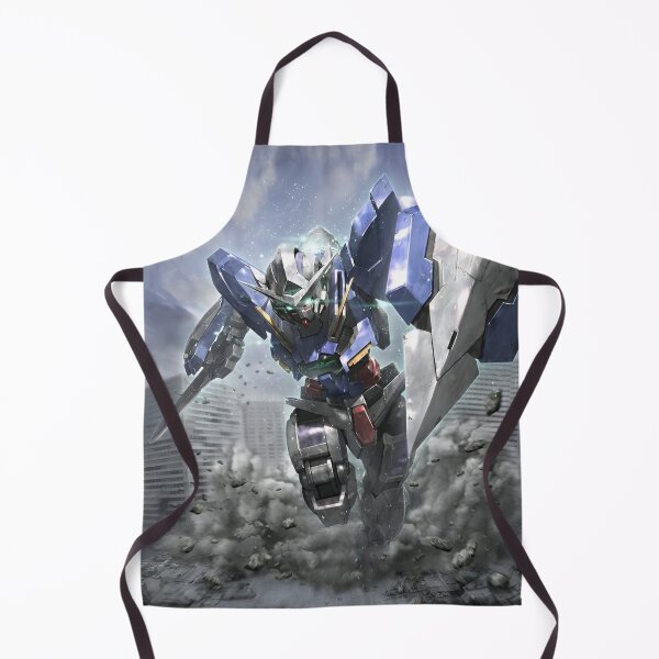 Item preview, Exia - Blue Armored Mecha Warrior – Futuristic Robot Battle Art designed and sold by Dyan4.