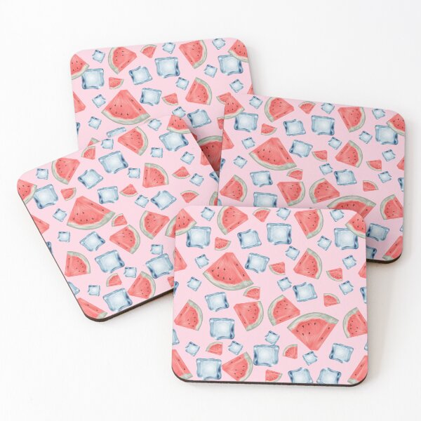 Item preview, Watermelon & Ice Pattern – Summer Aesthetic Design designed and sold by Digital Muse Store.