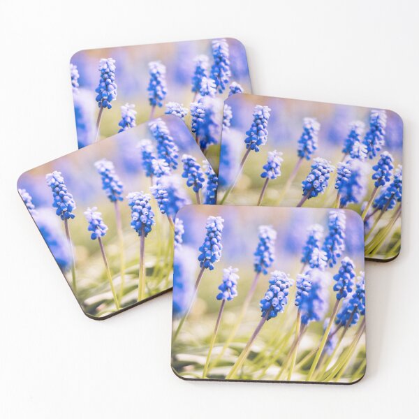Item preview, Blue Grape Hyacinths in Soft Spring Light designed and sold by alicjamiekina.
