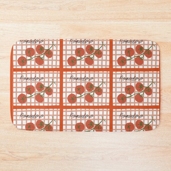 Item preview, Tomato, pomodoro - pink check  designed and sold by ElmLenonn.