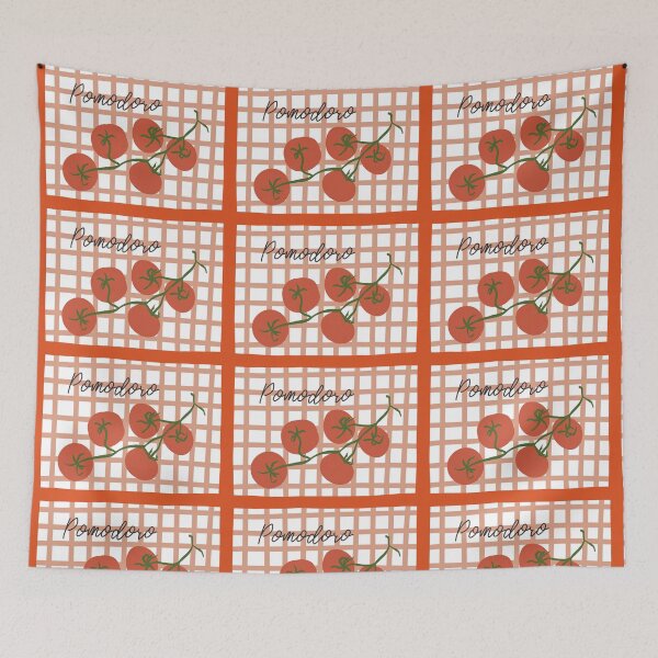 Item preview, Tomato, pomodoro - pink check  designed and sold by ElmLenonn.