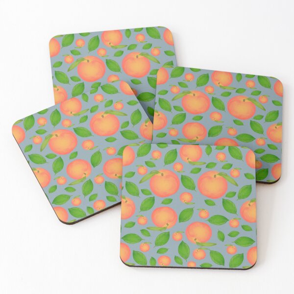 Item preview, Peach Fruit Pattern – Pastel Aesthetic Illustration designed and sold by Diana Marrie Designs.