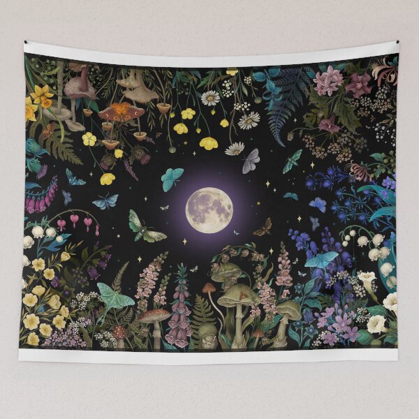 Item preview, Magical Full Moon Garden designed and sold by episodicDrawing.