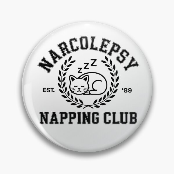 Item preview, Narcolepsy Napping Club Retro Varsity Design designed and sold by EmuEmporiumCo..
