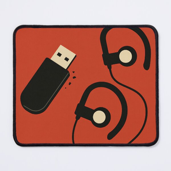 Item preview, USB Drive Earbuds Data Transfer Art designed and sold by Cine8.