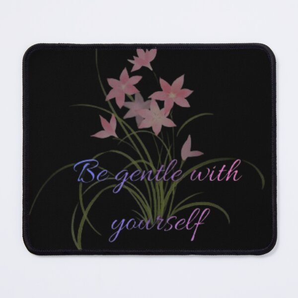 Item preview, Be Gentle With Yourself – Soft Pastel Self-Care Quote | Healing Aesthetic Typography | Encouraging Sticker & Print designed and sold by CutePearlStudio.