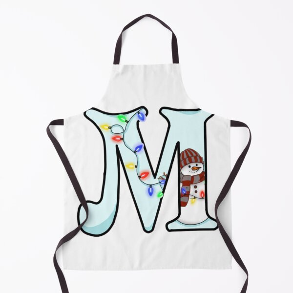 Item preview, Holiday themed letter M designed and sold by Artistkhg.