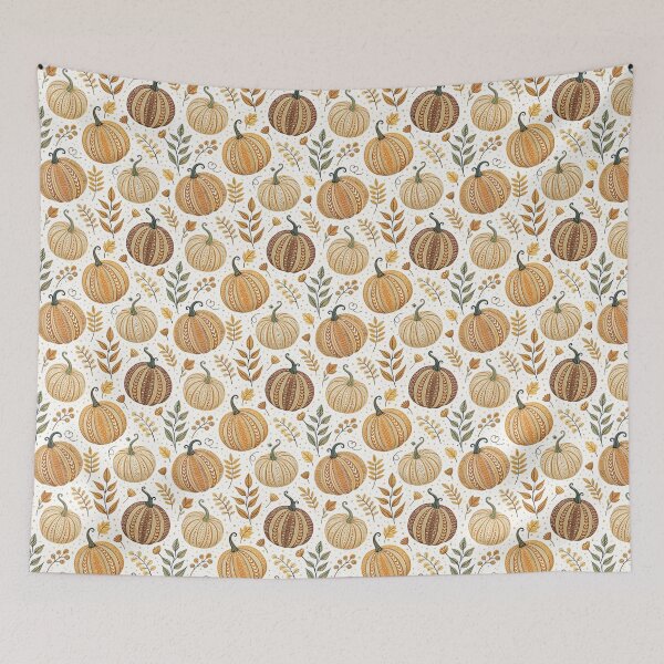 Item preview, Folk Pumpkin Cozy designed and sold by Shuga-Design.