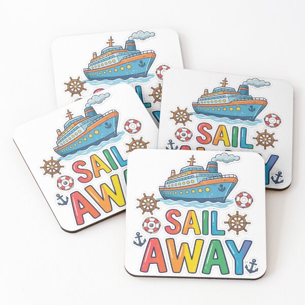 Item preview, Sail Away Cruise Graphic designed and sold by Portside Threads and Tees.