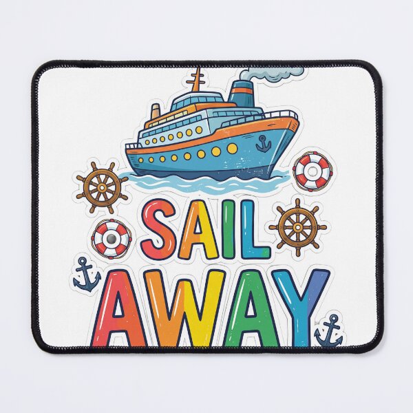 Item preview, Sail Away Cruise Graphic designed and sold by Portside Threads and Tees.