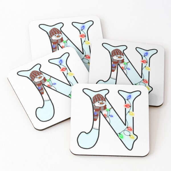 Item preview, Holiday themed letter N designed and sold by Artistkhg.