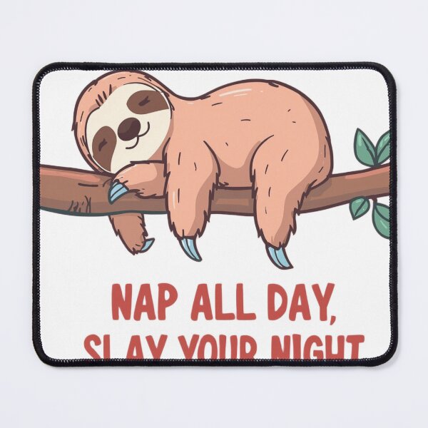 Item preview, Nap all day, slay your night — the perfect mood for everyday life! designed and sold by Be-You-Vibes.