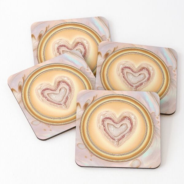Item preview, Opaline Hearts designed and sold by artenvironments.