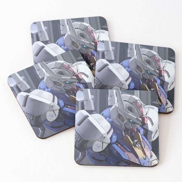 Item preview, Gundam Aerial - Futuristic Hangar Mech With Pilot – High-Tech Sci-Fi Robot Illustration designed and sold by Dyan4.