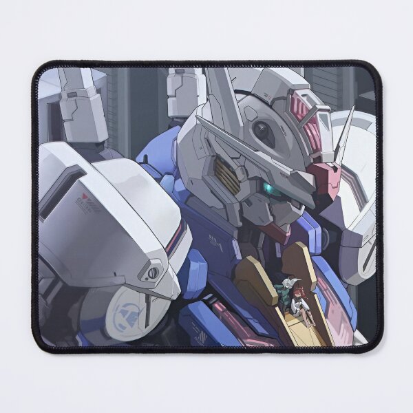 Item preview, Gundam Aerial - Futuristic Hangar Mech With Pilot – High-Tech Sci-Fi Robot Illustration designed and sold by Dyan4.