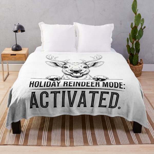 Item preview, Holiday Reindeer Mode Activated - Funny Christmas Design designed and sold by SoulenCify.