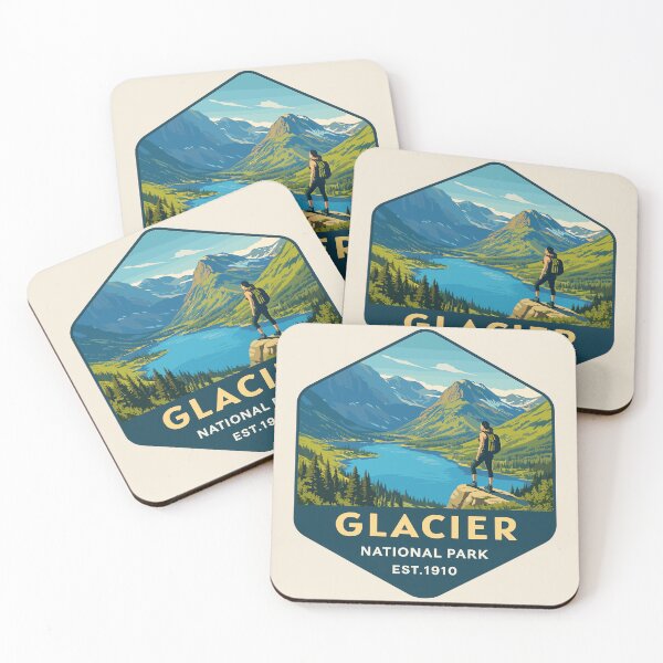 Item preview, Glacier National Park Sticker designed and sold by Gideon Emmerich.