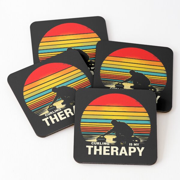 Item preview, Curling Is My Therapy designed and sold by CurlSport.