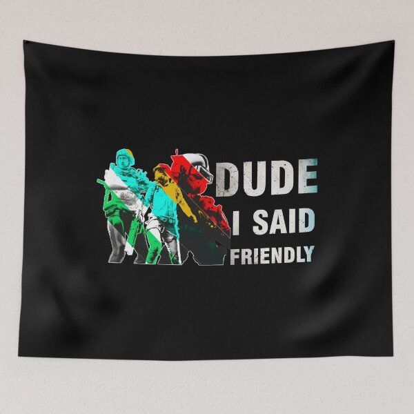 Item preview, Vintage Dude I Said Friendly Arc Raiders Robot Gamer  designed and sold by botarote.