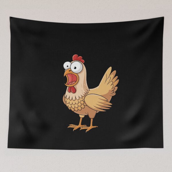 Item preview, F-CAW-F Funny Chicken Scream Farm Humor designed and sold by Svenniibee.