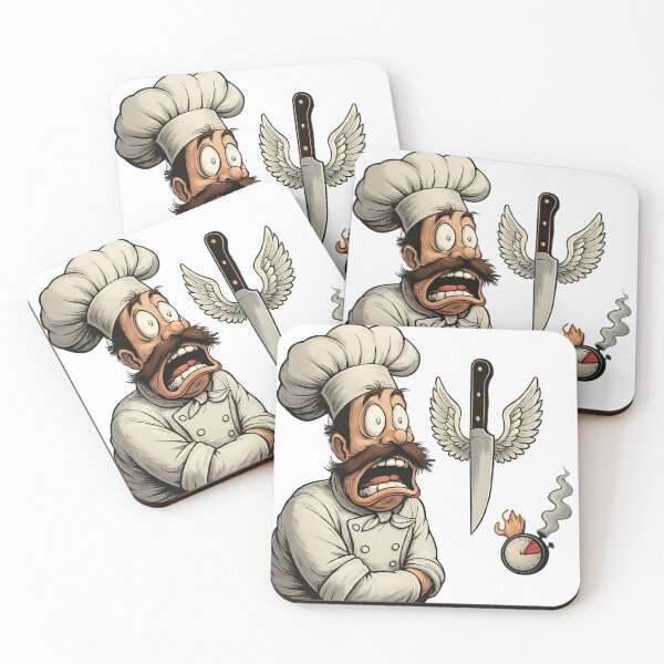 Item preview, chef with heart eyes – Distracted by Knives designed and sold by w66aboo.