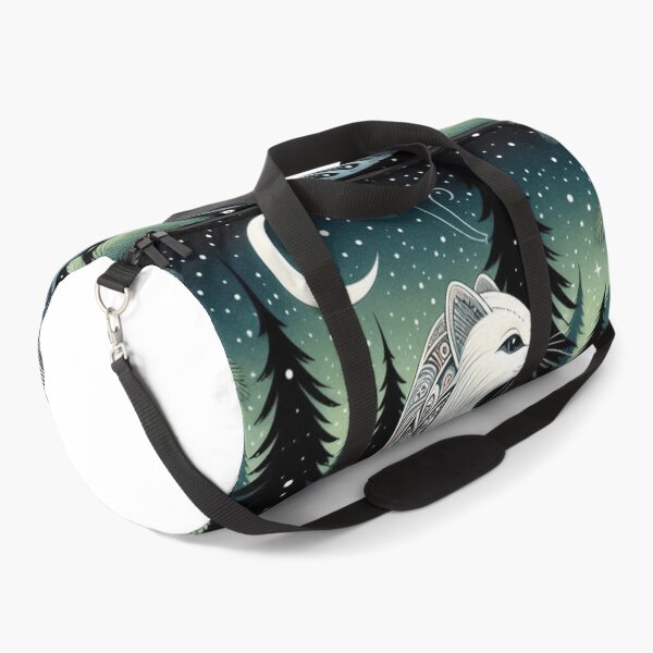 Item preview, Mystical Folk Ermine in Moonlit Forest designed and sold by BigBlueArt.