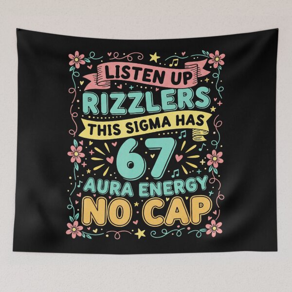 Item preview, Listen Up Rizzlers This Sigma Has 67 Aura Energy Six Seven  designed and sold by gladysenglish.
