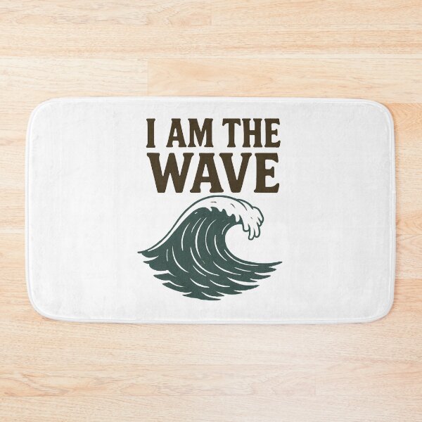 Item preview, I Am The Wave – Distorted Typography Streetwear Design designed and sold by The Melanic.