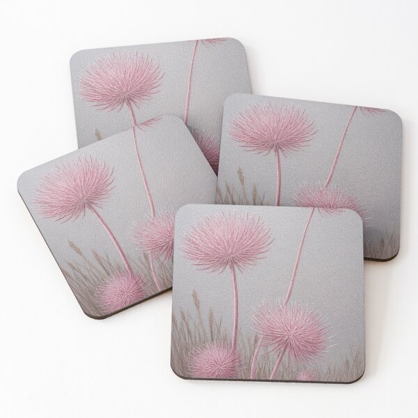 Item preview, Soft pink flowers in the gentle grass designed and sold by Mianku | Für das Leben.