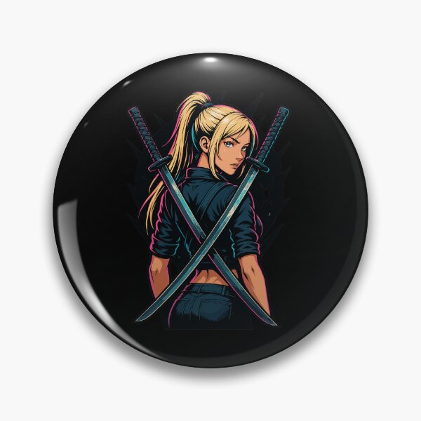 Item preview, Warrior Woman Dual Katanas Pose designed and sold by Svenniibee.