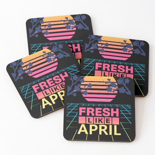 Item preview, Fresh Like April Retro Sunset Spring Vibes designed and sold by Svenniibee.