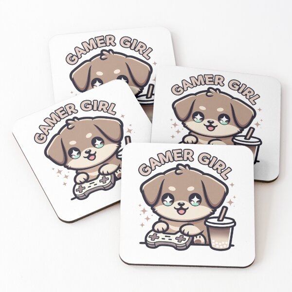 Item preview, Puppy Power Gamer Girl – Cute Dog Gamer designed and sold by GrumpySableye.