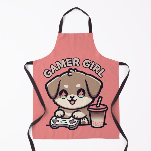 Item preview, Puppy Power Gamer Girl – Cute Dog Gamer designed and sold by GrumpySableye.