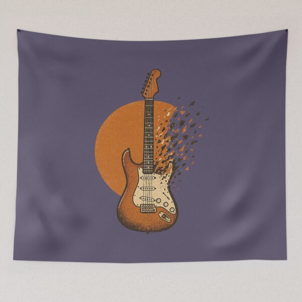 Item preview, Southern Rock Vintage Guitar Art designed and sold by Captain-B.