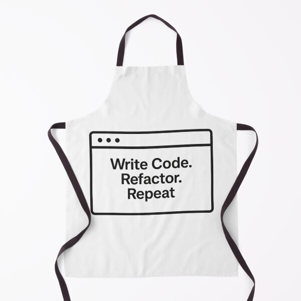 Item preview, Write Code Refactor Repeat Developer Humor designed and sold by techy-rrr.