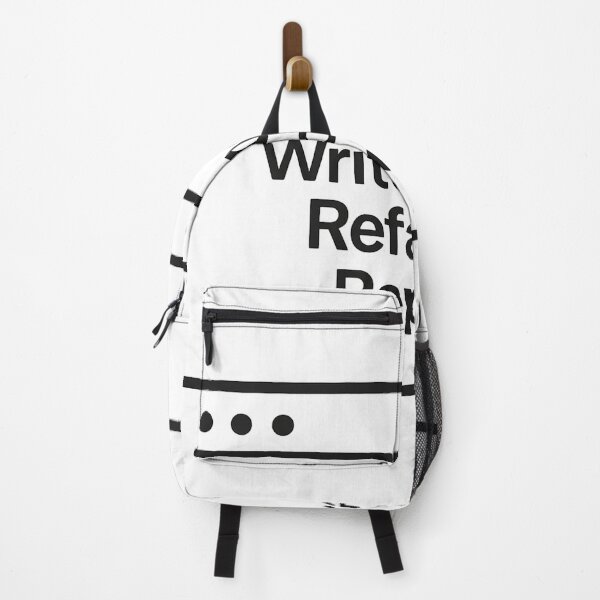 Item preview, Write Code Refactor Repeat Developer Humor designed and sold by techy-rrr.