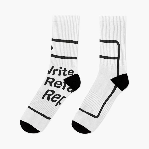 Item preview, Write Code Refactor Repeat Developer Humor designed and sold by techy-rrr.