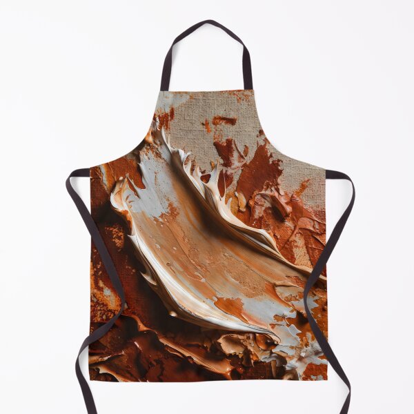 Item preview, Abstract Oil Paint Texture Design with Swirling Earth Tones on Canvas designed and sold by SplashTastic.