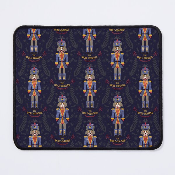 Item preview, THE WOLF-CRACKER, A CHRISTMAS STORY, navy blue designed and sold by WONDERPRINTVALLEY.