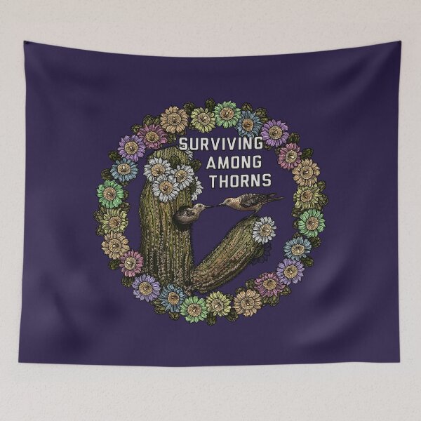 Item preview, Rainbow Surviving Among Thorns designed and sold by Art by Veya.