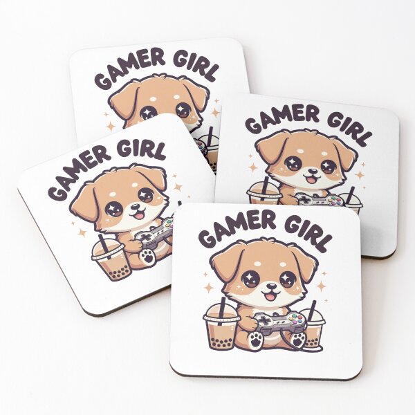 Item preview, Dog Mom Gamer Girl – Cute Puppy Gaming Companion designed and sold by GrumpySableye.