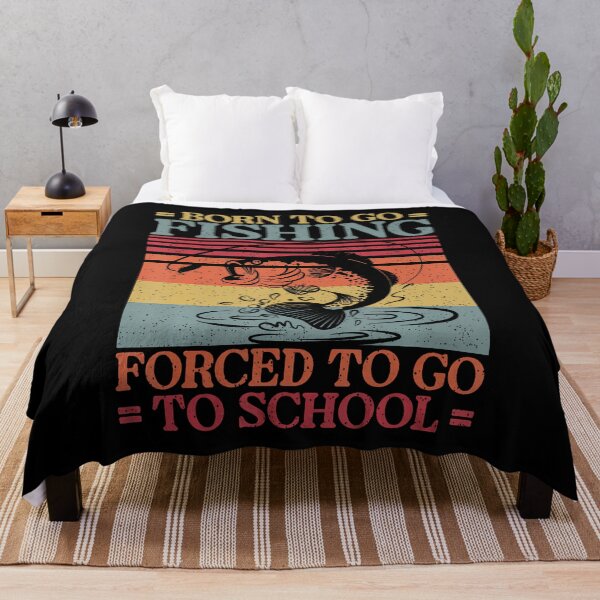 Item preview, Born To Go Fishing Forced School Funny Boys designed and sold by KelseyYasuko.