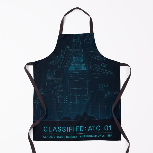 Item preview, CLASSIFIED: ATC-01 · Neon Blueprint Night Edition designed and sold by InNyutLab.