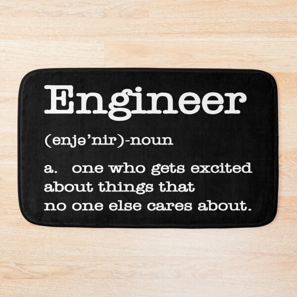 Item preview, Mens Engineer Definition Funny Sarcastic Science designed and sold by ScienceCorner.