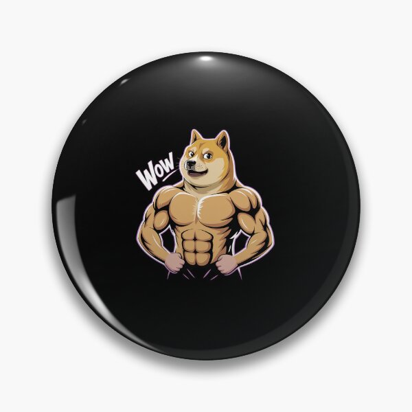 Item preview, Swole Dog Muscle Cheems Shiba Inu Ironic Dog Meme designed and sold by TijanaARTSt88.